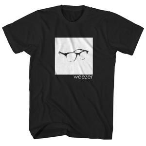 Weezer Rivers Cuomo Pixelated Glasses Shirt